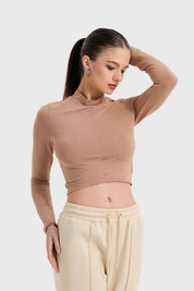 Polera Mujer Glitter Camel