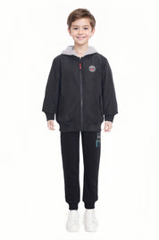 CHAQUETA NIÑO BOMBER NEGRO