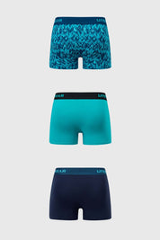 Boxer Hombre Tripack Petróleo V