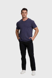 Polera Hombre Básica Azul Índigo