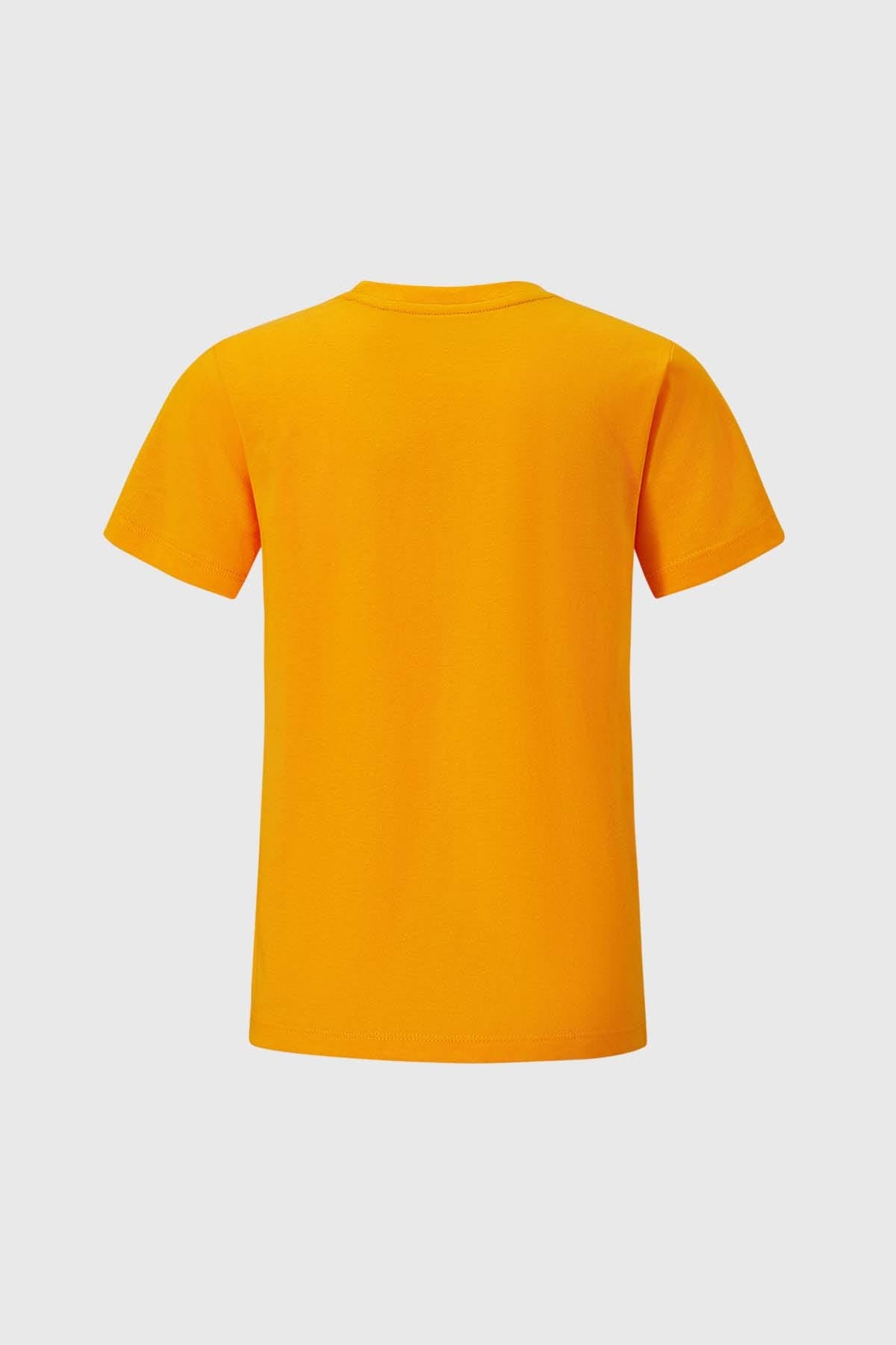 Polera Niño Lentejuelas Naranjo