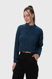 Sweater Mujer Chenille Verde