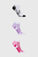 Calceta Deportiva Mujer Tripack Fucsia Ii Fsp