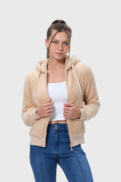 Polar Mujer Peludo Beige