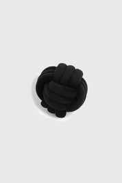 Cojín Velvet Nudo Negro