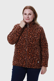 Chaqueta Mujer Reversible Café