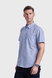 Camisa Hombre Casual Celeste