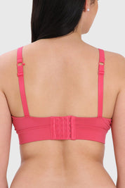 Sostén Mujer Peto Detalle Elástico Fucsia