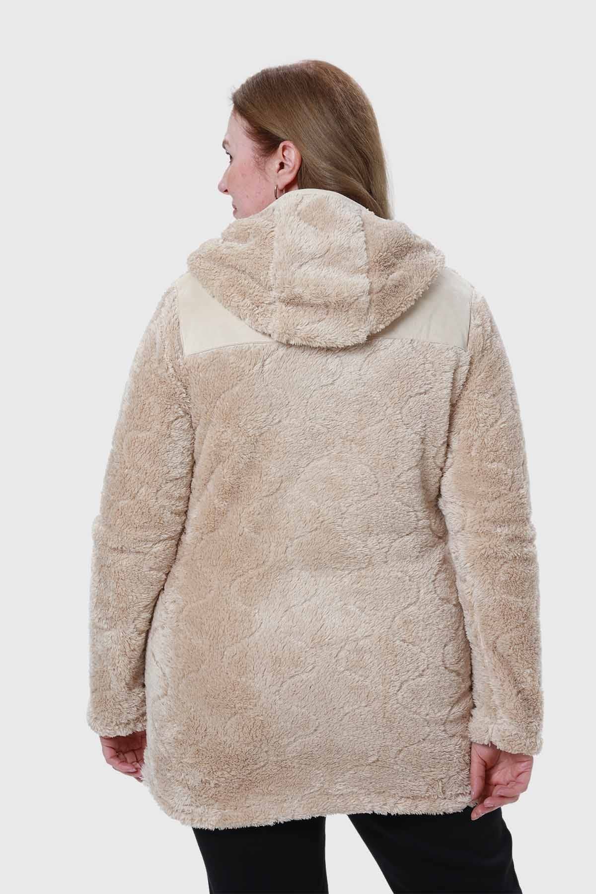 Polar Mujer Peludo Beige