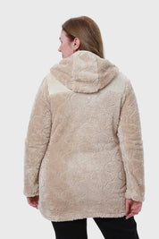 Polar Mujer Peludo Beige