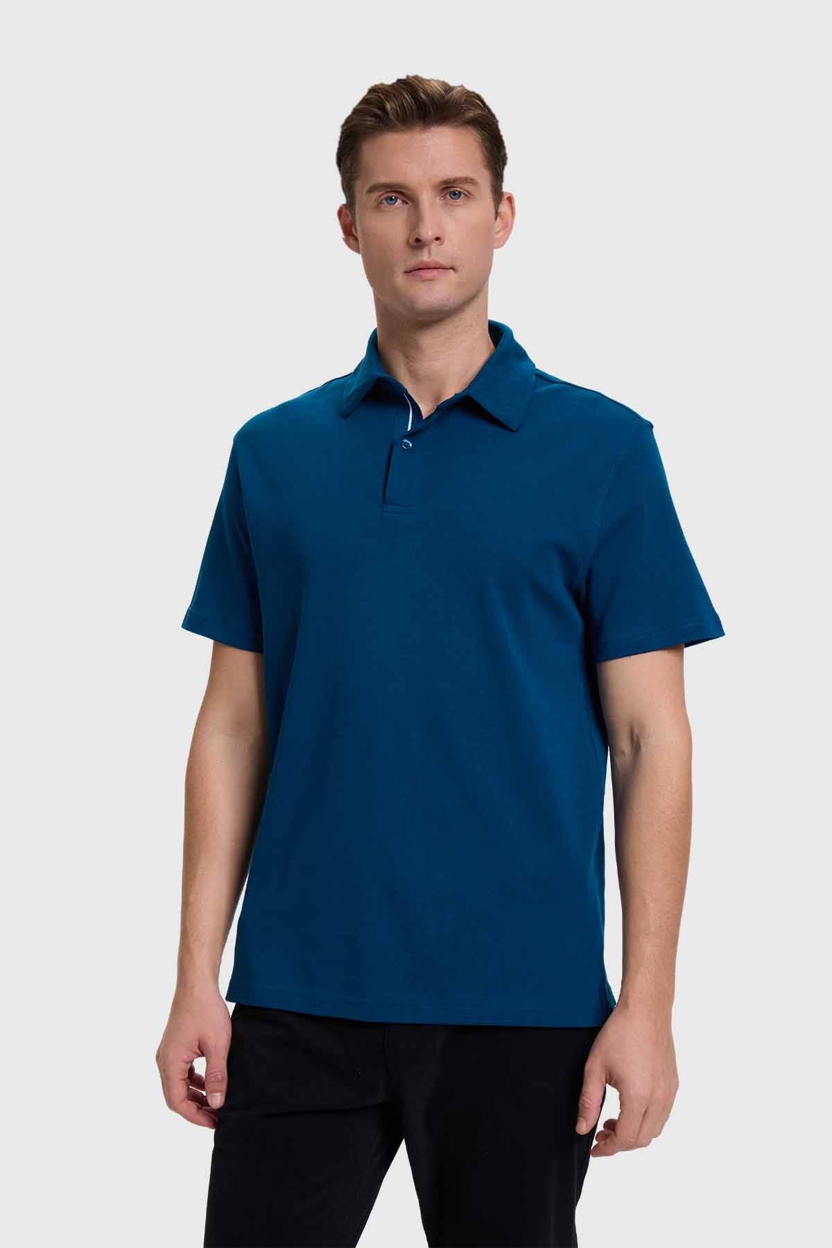 Polera Hombre Azul