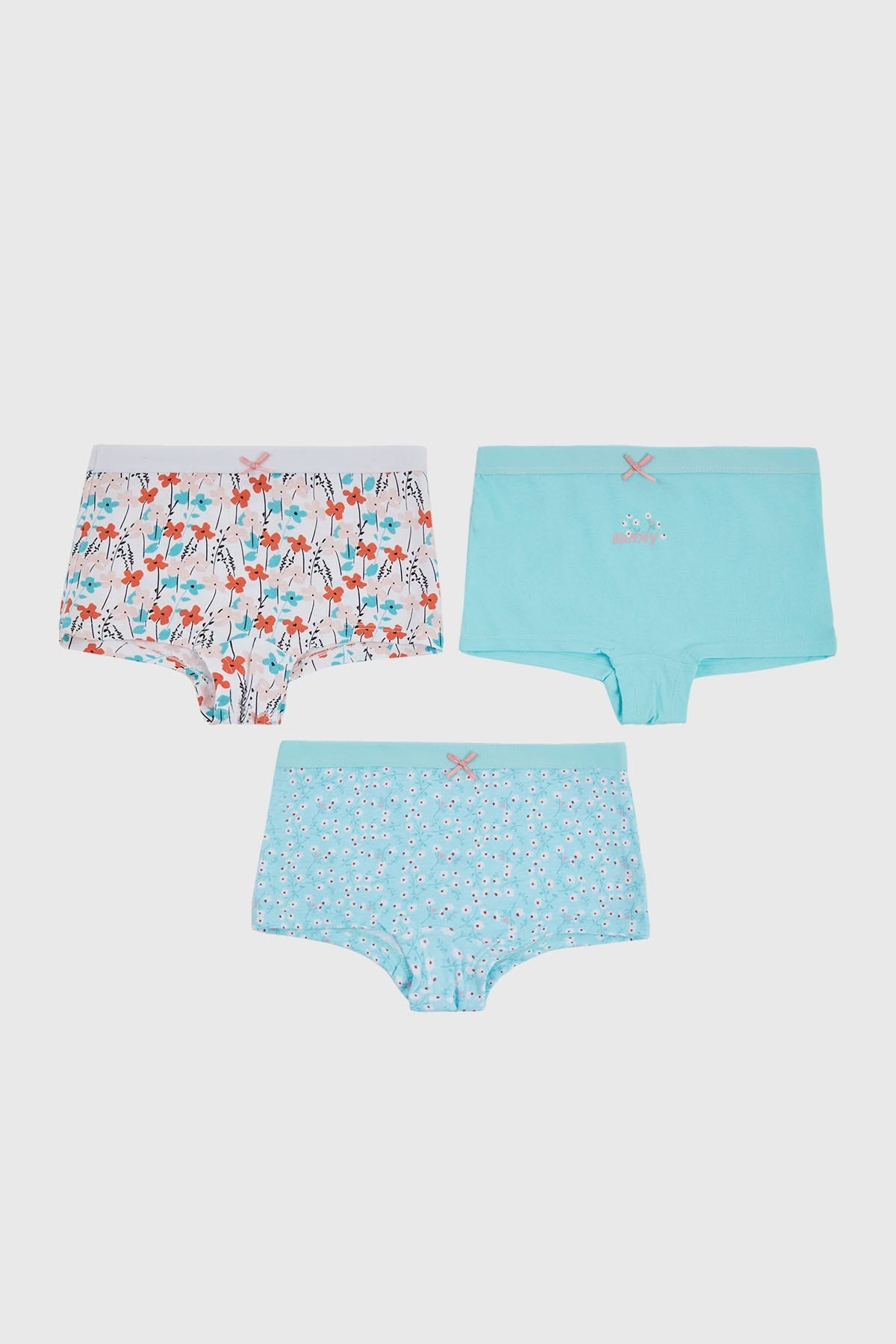 Calzón Niña Tripack Pantaleta Print Verde