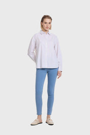 Blusa Mujer Puño Ancho Arena