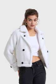 Chaqueta Mujer Polar Crudo