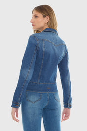 Chaqueta Mujer Clásica Azul