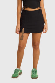 Falda Mujer Short Negro