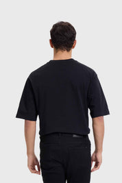 Polera Hombre Print Puff Negro