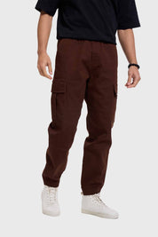 Jeans Hombre Jogger Cargo Azul