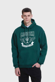 Polerón Hombre Print College Verde