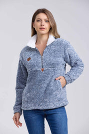 Polar Mujer Medio Celeste Melange