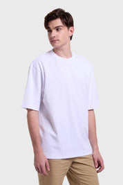 Polera Hombre Loose Fit Blanco