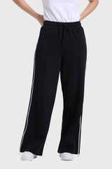 Pantalón Buzo Mujer Cierre Negro