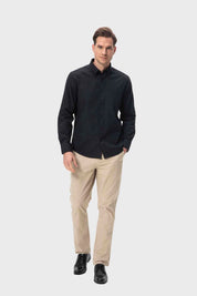 Pantalón Hombre Chino Cinturón Beige