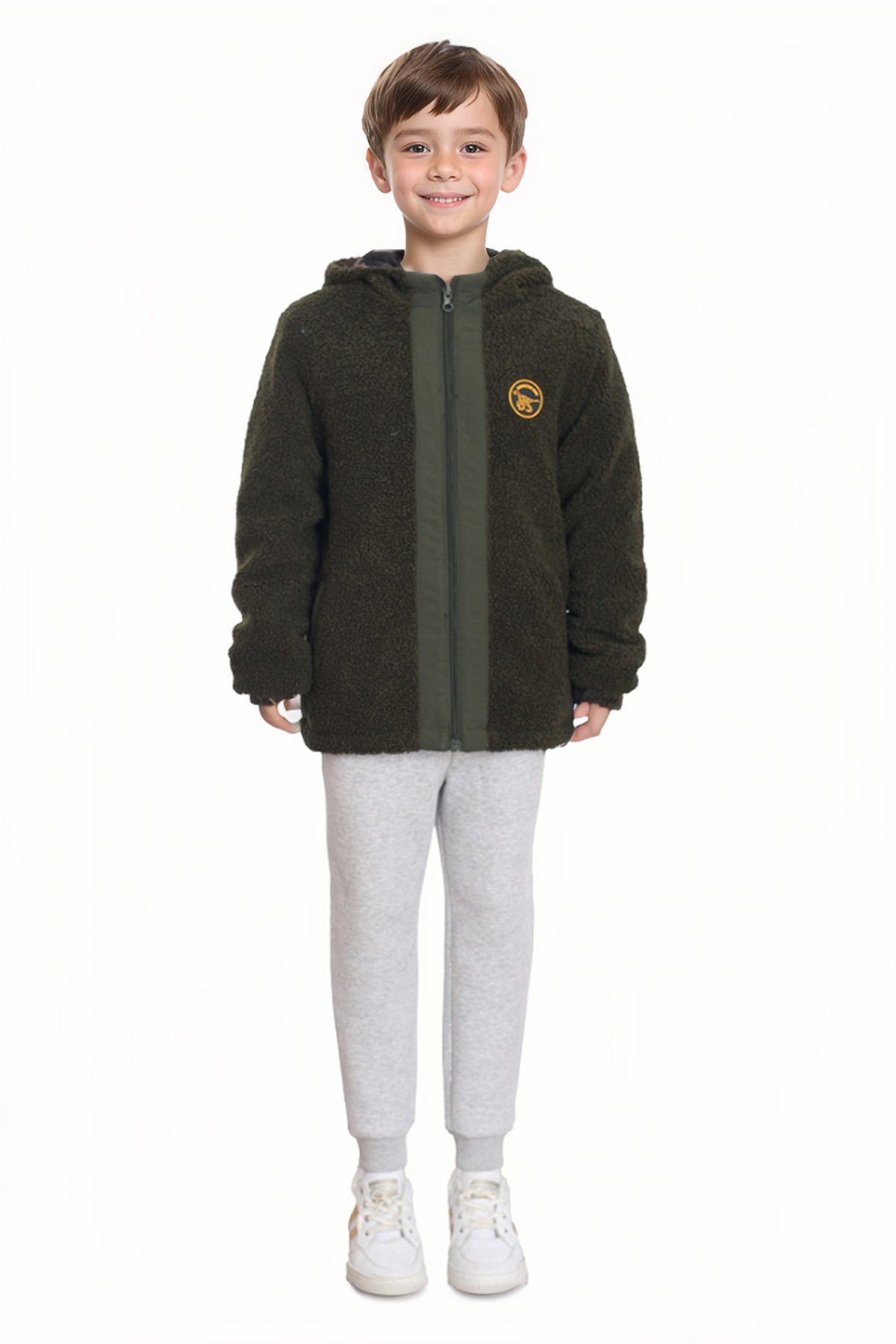 Chaqueta Niño Reversible Verde