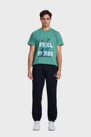 Pantalón Buzo Hombre College Negro
