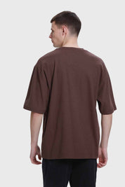Polera Hombre Print Chocolate