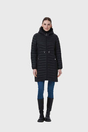 Parka Mujer Modelo Largo Negro