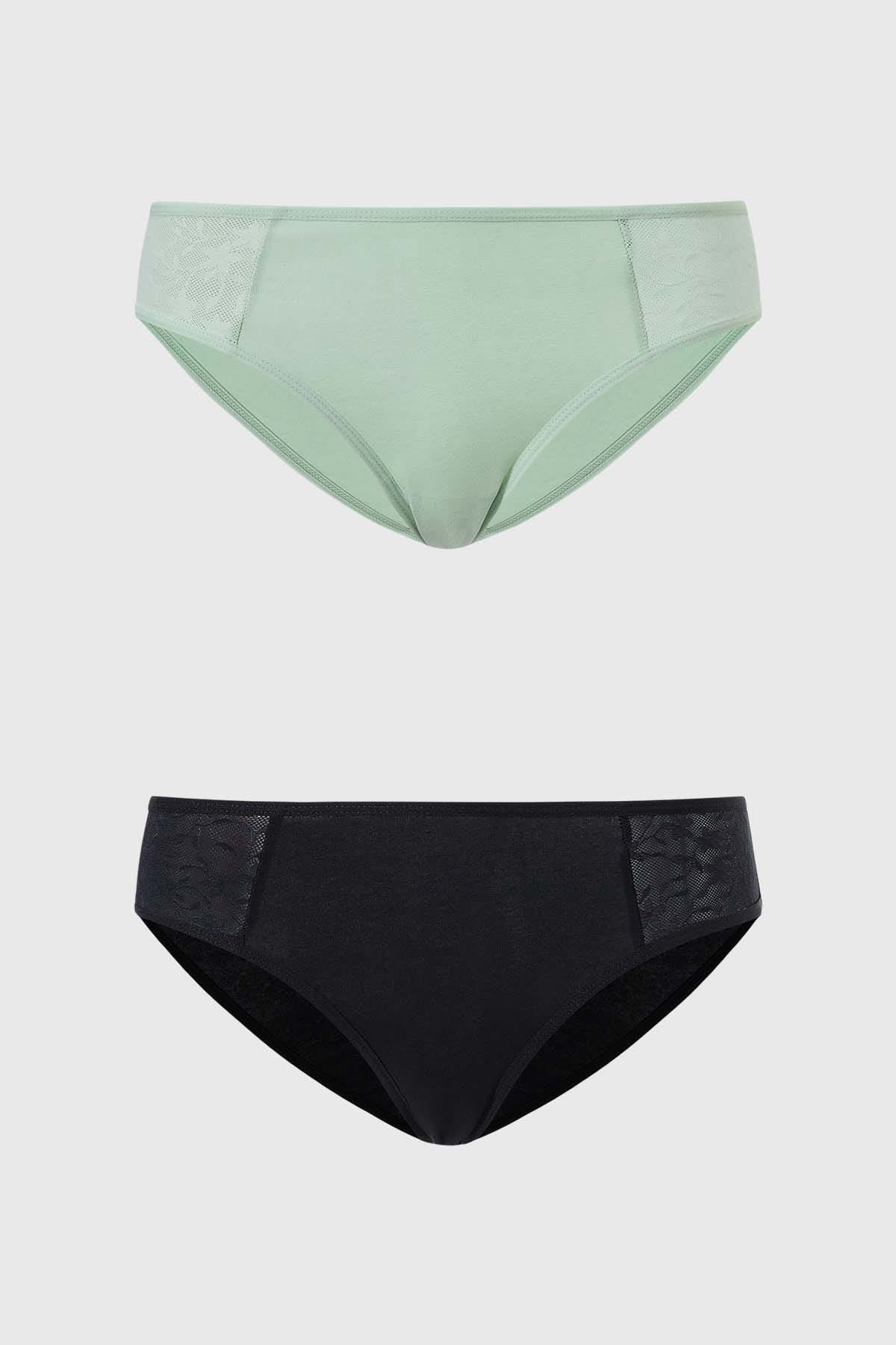 CALZÓN MUJER BIPACK PANTALETA MENTA