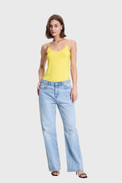 Polera Mujer Peto Pabilo Amarillo
