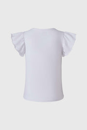 Polera Niña Vuelos Blanco