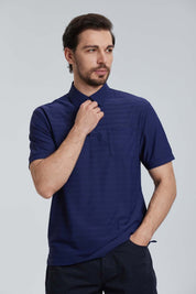 Polera Piqué Azul