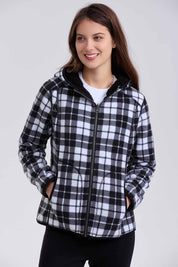 Polar Mujer Reversible Con Bolsillo Negro