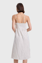 Vestido Mujer Pabilo Lino Crudo