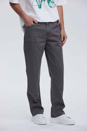 Pantalón Hombre Cargo Double Knee Gris