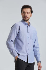 Camisa Oxford Gris