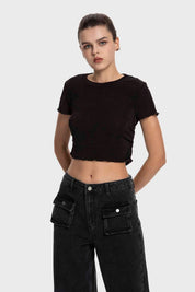 Polera Mujer Malla Negro
