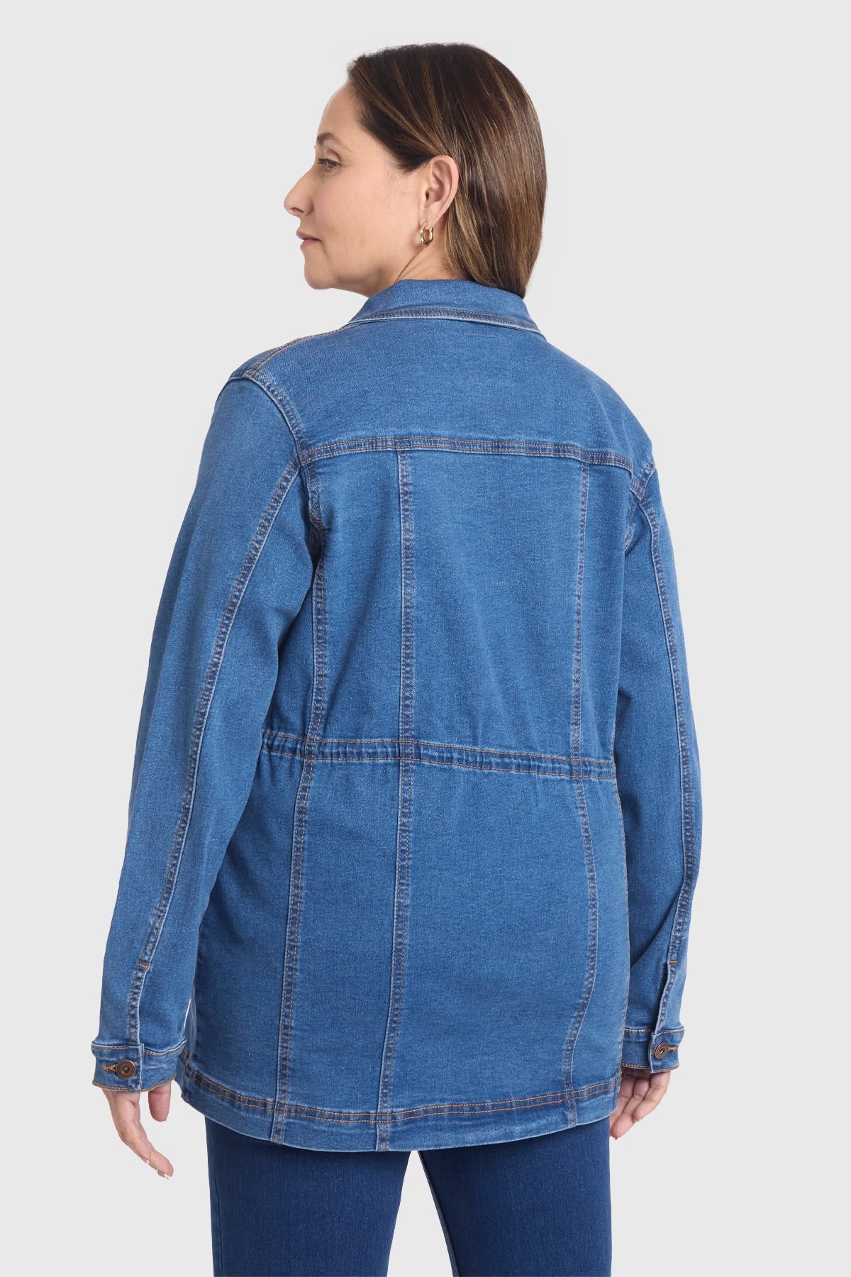CHAQUETA MUJER MEZCLILLA AZUL CLARO