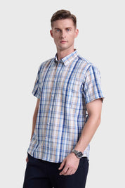 Camisa Hombre Casual Beige