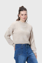 Sweater Mujer Chenille Beige