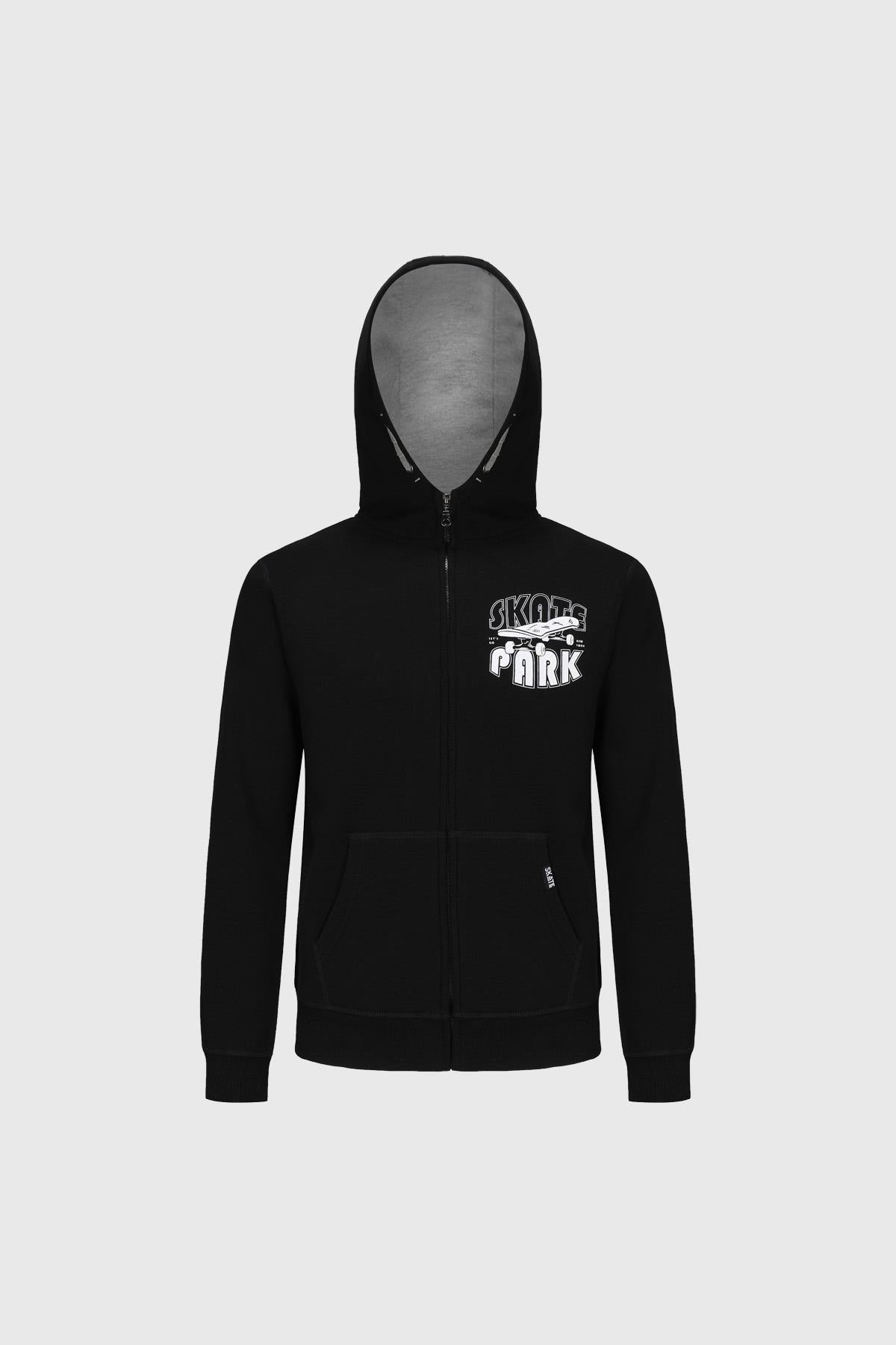 Polerón Niño Básico Print Negro