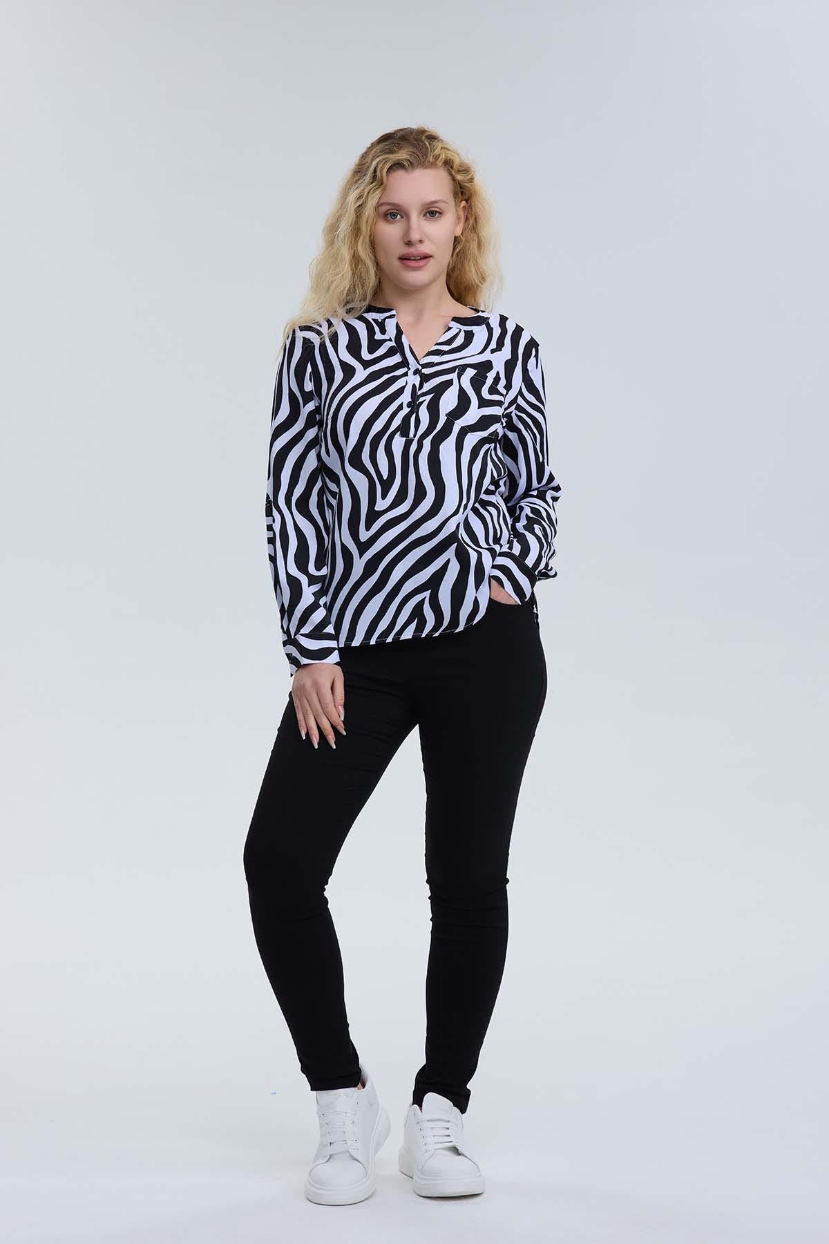 Blusa Mujer Satín Blanco