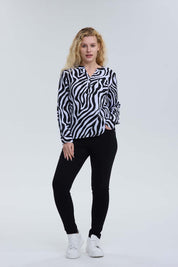 Blusa Mujer Satín Blanco