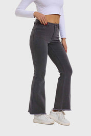 Jeans Mujer Monse Flare Gris