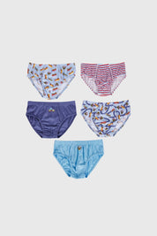 Boxer Niño 5Pack Celeste