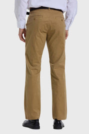 Pantalón Hombre Modelo Chino Cinturón Camel