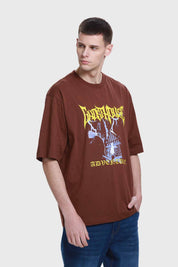 Polera Hombre Chocolate